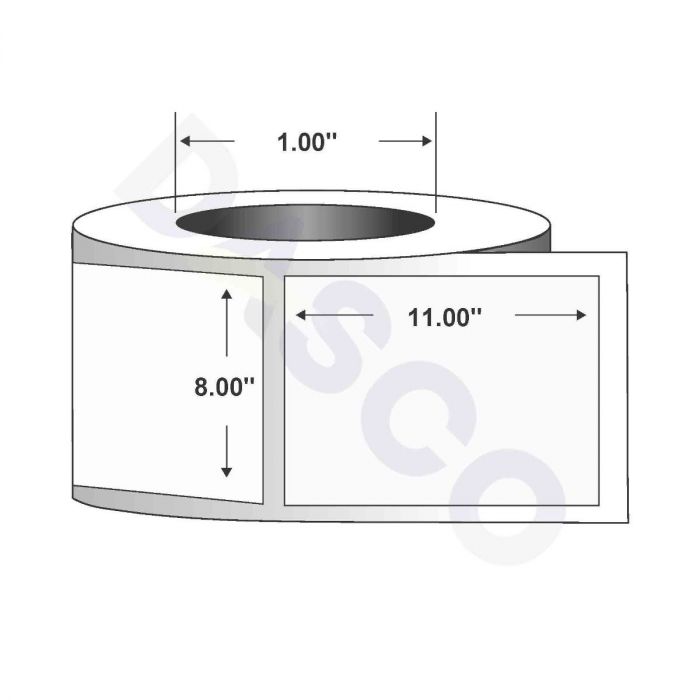 Paper Laser Label 8 00 X11 00 White 6 Pg 250 Pk Dasco