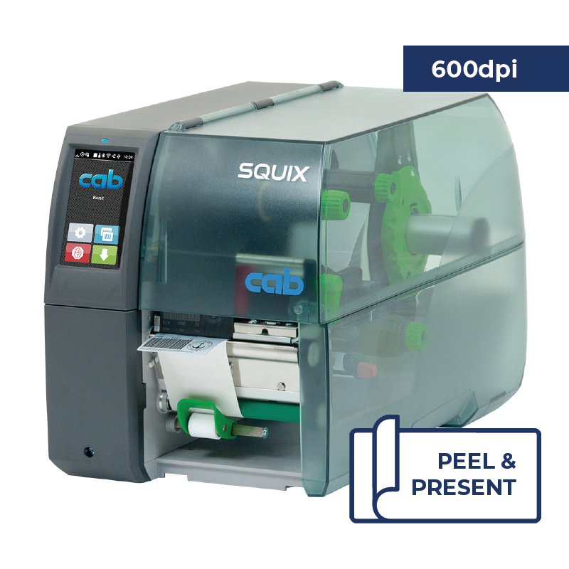 Cab Squix 4 600 P Printer 600 dpi - Peel and Present | Peak