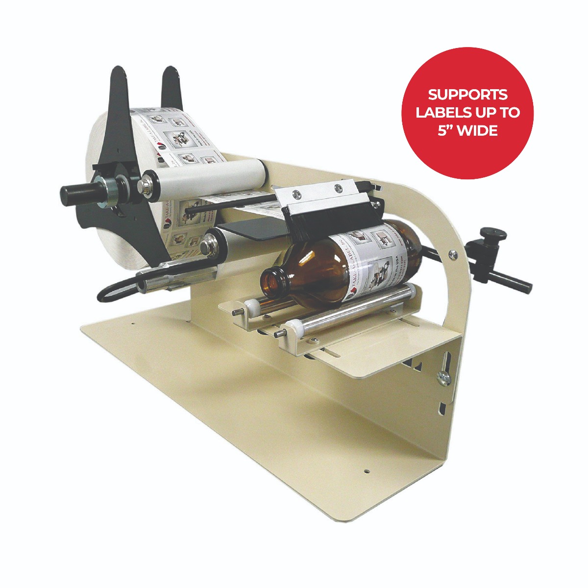 Take-A-Label TAL-1100MR Manual Round Product Label Applicator